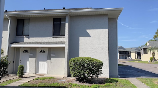multi unit property with stucco siding