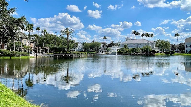 water view featuring nearby suburban area