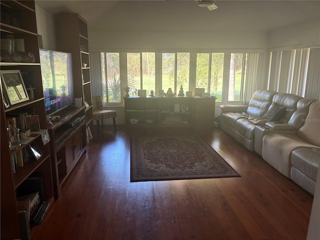 116 Oakmont Ln, New Smyrna Beach, FL 32168 - living area with wood finished floors