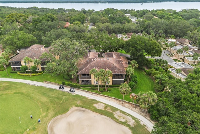 14 Camino Real Blvd Unit 14, Howey In The Hills, FL 34737 - drone / aerial view of a nearby body of water and a golf club