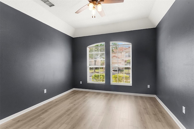 2359 Baronsmede Ct, Winter Garden, FL 34787 - empty room featuring ceiling fan, light wood-style flooring, and baseboards
