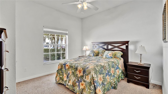 2343 Caravelle Cir, Kissimmee, FL 34746 - carpeted bedroom with baseboards and ceiling fan