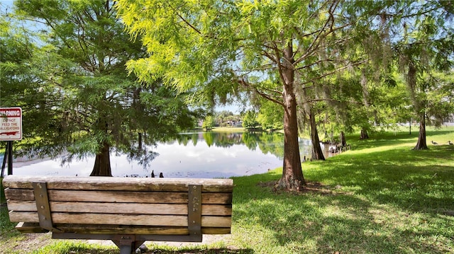 2343 Caravelle Cir, Kissimmee, FL 34746 - view of community with a water view and a lawn