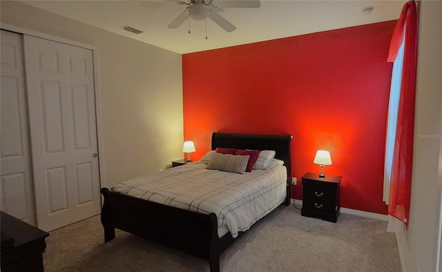 1544 Nassau Point Trl, Kissimmee, FL 34747 - bedroom featuring carpet floors and a ceiling fan