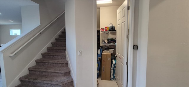 1544 Nassau Point Trl, Kissimmee, FL 34747 - stairs featuring recessed lighting and tile patterned flooring