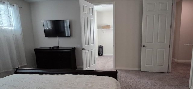 1544 Nassau Point Trl, Kissimmee, FL 34747 - bedroom featuring a spacious closet, carpet floors, baseboards, and a closet