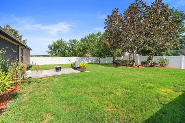 3551 Statham Dr, Apopka, FL 32712 - view of yard with a patio area