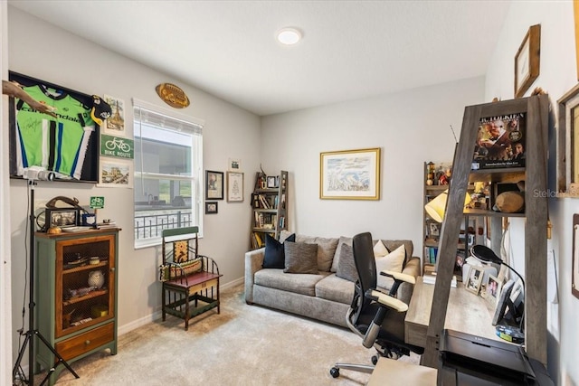 1382 Foltz Loop, Oakland, FL 34787 - office area featuring carpet floors and baseboards