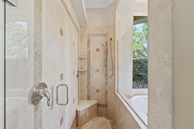 1542 Islay Ct, Apopka, FL 32712 - full bathroom with a shower stall and a garden tub