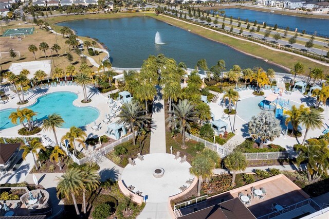 1505 Nassau Point Trl, Kissimmee, FL 34747 - view of property location featuring a large body of water and a pool area