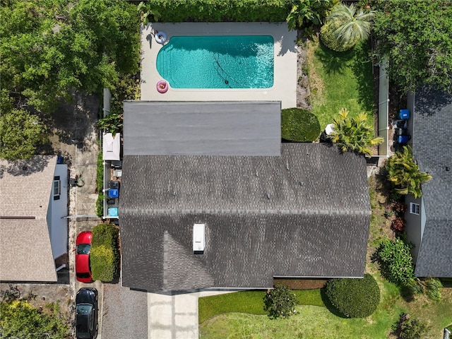 676 Dunblane Dr, Winter Park, FL 32792 - aerial view of property and surrounding area with a pool area