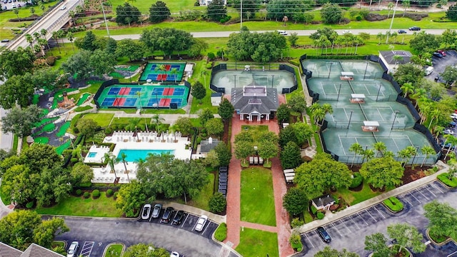 7650 Whisper Way Unit 104, Reunion, FL 34747 - bird's eye view of a pool area
