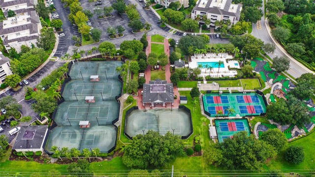 7650 Whisper Way Unit 104, Reunion, FL 34747 - bird's eye view of a pool