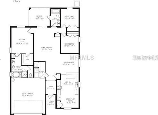 2451 Strandhill St, Orlando, FL 32824 - room layout
