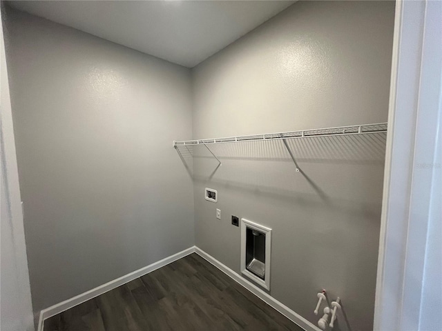 1356 Lumpini St, Saint Cloud, FL 34771 - washroom with washer hookup and dark wood finished floors