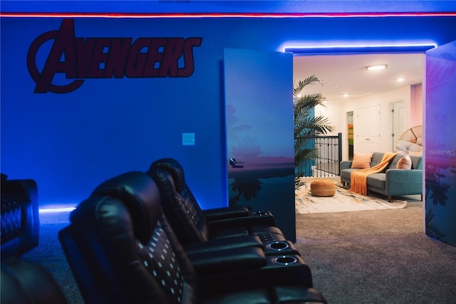 4161 Paragraph Dr, Kissimmee, FL 34746 - living room with carpet floors and recessed lighting