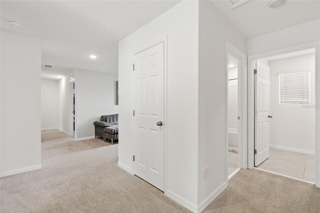 1809 Tropical Palms Cir, Kissimmee, FL 34747 - hall with carpet floors and recessed lighting