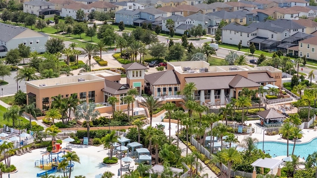 1809 Tropical Palms Cir, Kissimmee, FL 34747 - aerial view of residential area with a pool area