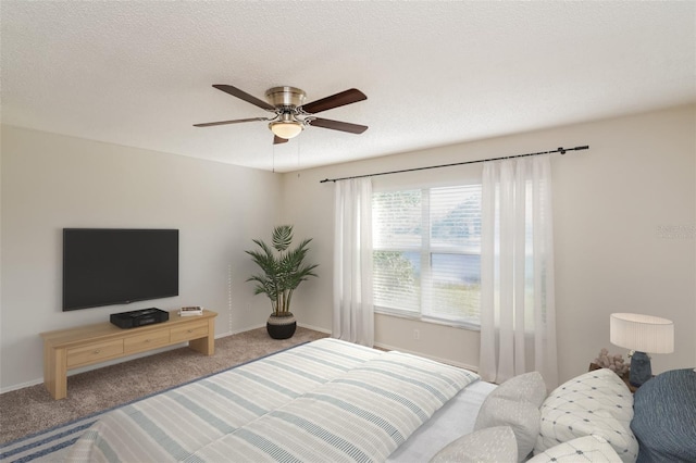11212 3rd Ave E, Bradenton, FL 34212 - bedroom with carpet flooring, baseboards, and ceiling fan