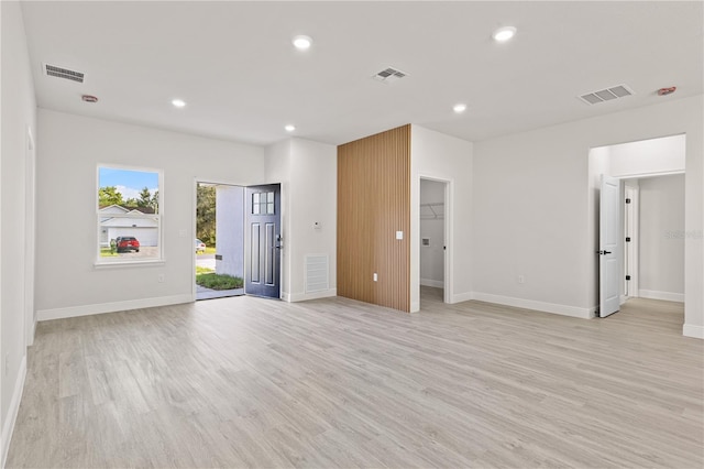 3749 SW 131st St, Ocala, FL 34473 - spare room featuring light wood-type flooring, baseboards, and recessed lighting