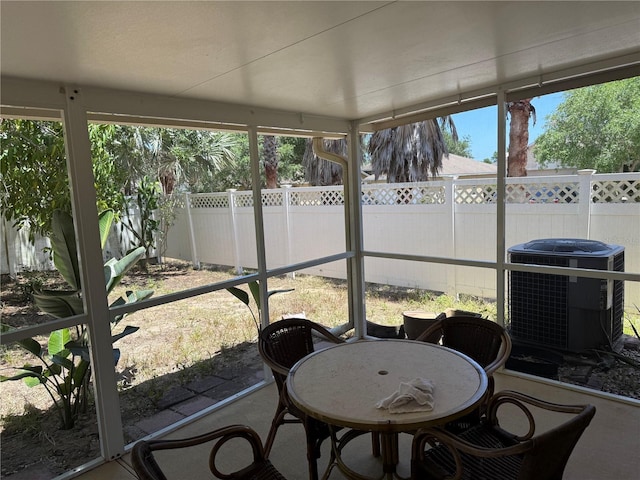 436 Hammerstone Ave, Haines City, FL 33844 - sunroom / solarium with outdoor dining area
