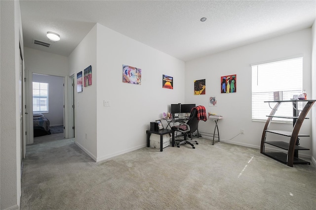 978 E 10th St, Apopka, FL 32703 - office space with carpet flooring, baseboards, and a textured ceiling
