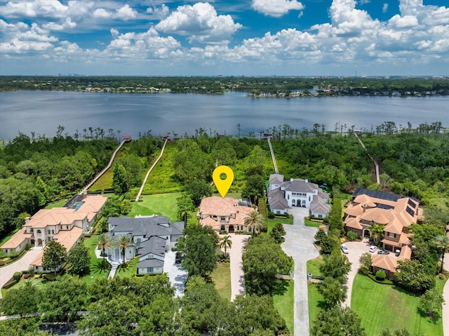 9253 Tibet Pointe Cir, Windermere, FL 34786 - aerial view of residential area featuring a large body of water