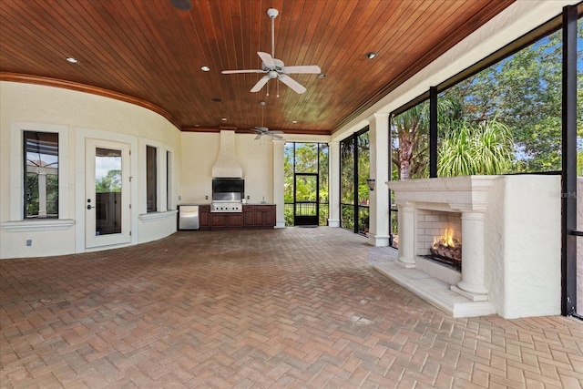 9253 Tibet Pointe Cir, Windermere, FL 34786 - view of unfurnished sunroom
