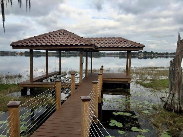 9253 Tibet Pointe Cir, Windermere, FL 34786 - dock featuring a water view