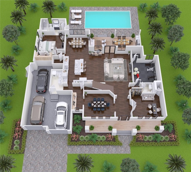 4309 W Beachway Dr, Tampa, FL 33609 - floor plan / room layout