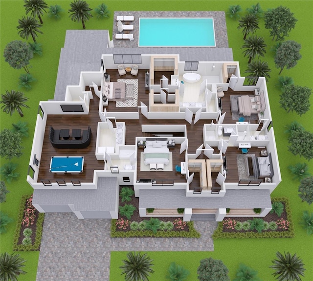 4309 W Beachway Dr, Tampa, FL 33609 - floor plan / room layout