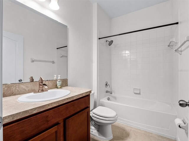 15647 Braintree Ln, Winter Garden, FL 34787 - full bathroom featuring vanity, bathing tub / shower combination, and tile patterned floors