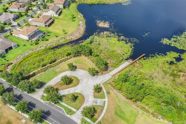 15647 Braintree Ln, Winter Garden, FL 34787 - aerial view of residential area with a nearby body of water
