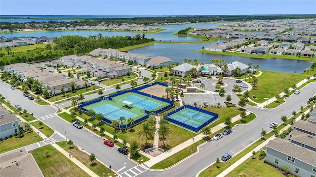 14335 Sapelo Beach Dr, Orlando, FL 32827 - aerial view of residential area featuring a large body of water