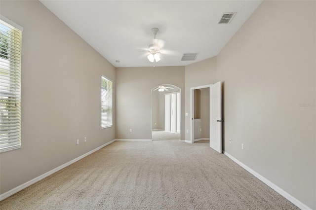 2674 Spicebush Loop, Apopka, FL 32712 - carpeted empty room with a ceiling fan and baseboards