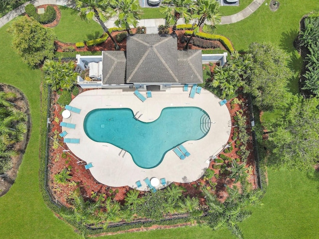 2311 Chatham Place Dr, Orlando, FL 32824 - aerial view of a pool area
