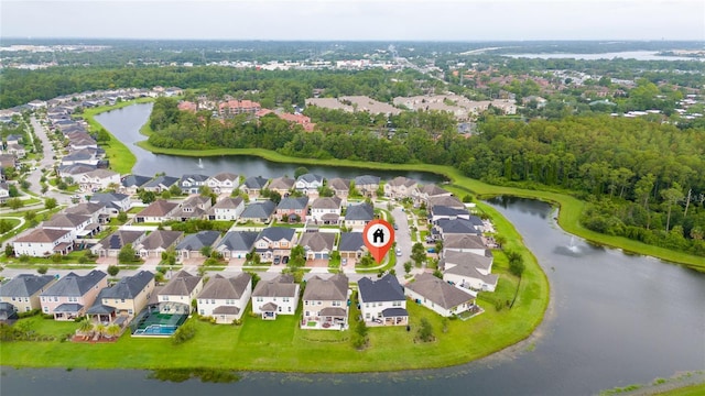 4952 Longmeadow Park St, Orlando, FL 32811 - aerial perspective of suburban area featuring a nearby body of water