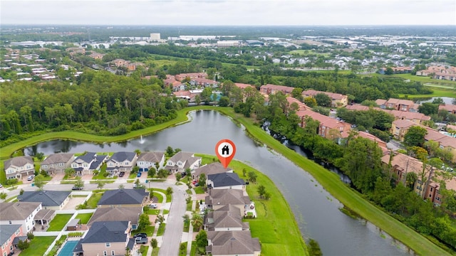 4952 Longmeadow Park St, Orlando, FL 32811 - aerial view of property's location with nearby suburban area and a nearby body of water