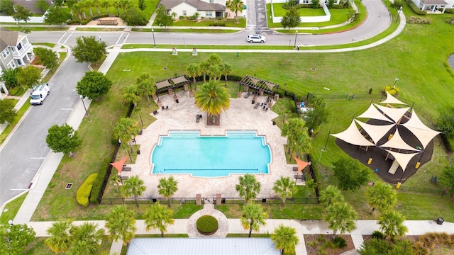 4952 Longmeadow Park St, Orlando, FL 32811 - drone / aerial view of a pool