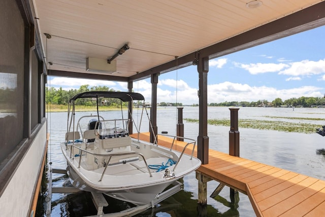 11018 Lake Butler Blvd, Windermere, FL 34786 - dock with a water view and boat lift