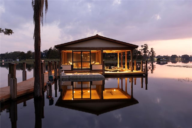 11018 Lake Butler Blvd, Windermere, FL 34786 - dock area featuring a water view