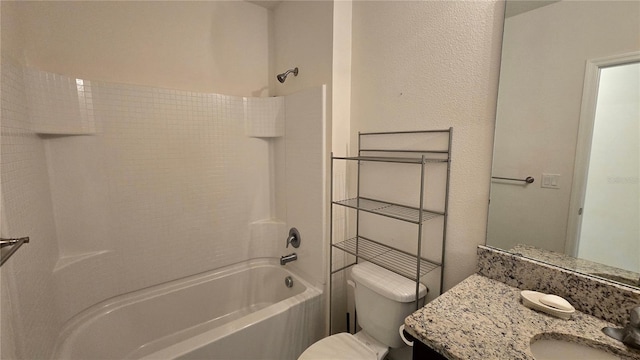 3202 Timber Hawk Cir, Ocoee, FL 34761 - full bathroom featuring toilet, shower / tub combination, and vanity