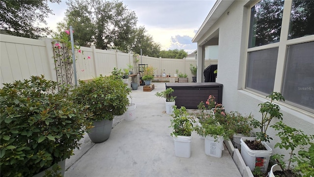 3202 Timber Hawk Cir, Ocoee, FL 34761 - fenced backyard with a patio