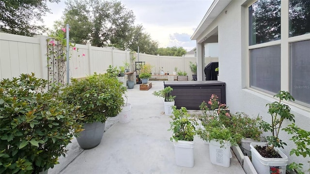 3202 Timber Hawk Cir, Ocoee, FL 34761 - fenced backyard featuring a patio