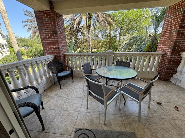 7651 Whisper Way Unit 201, Kissimmee, FL 34747 - view of patio featuring a balcony