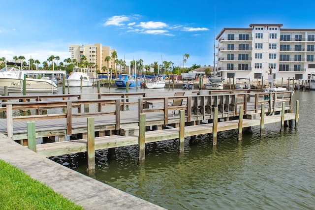 215 Medallion Blvd Unit G, Madeira Beach, FL 33708 - dock area featuring a water view
