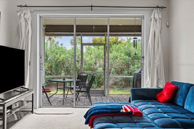 206 Islandia Ct Unit U206, Satellite Beach, FL 32937 - living room featuring healthy amount of natural light