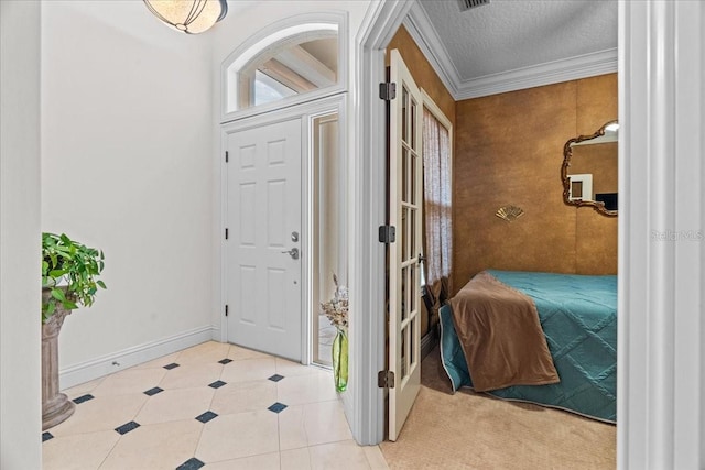 206 Islandia Ct Unit U206, Satellite Beach, FL 32937 - foyer entrance featuring baseboards and ornamental molding
