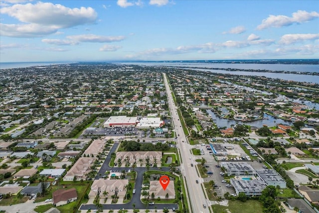206 Islandia Ct Unit U206, Satellite Beach, FL 32937 - aerial overview of property's location featuring a large body of water and nearby suburban area