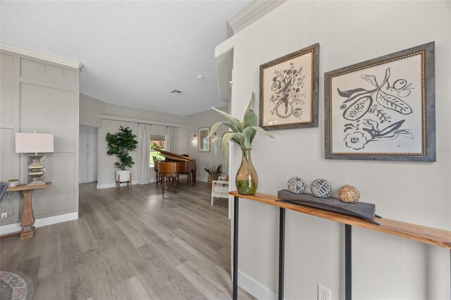 1301 Johns Cove Ln, Oakland, FL 34787 - hall with light wood-type flooring and baseboards